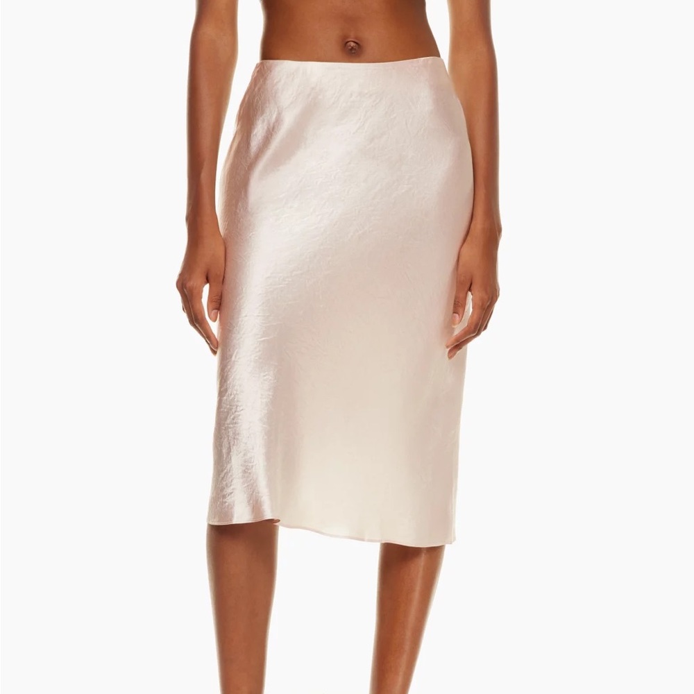 ARITZIA SLIP MIDI SKIRT